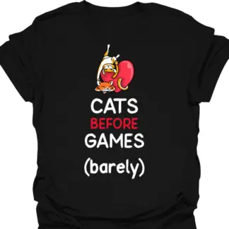 Cats Before Games (barely) T-shirt
