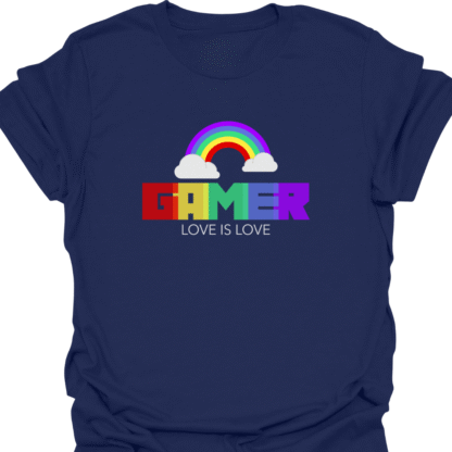 Gamer Pride Rainbow T-shirt - Image 5