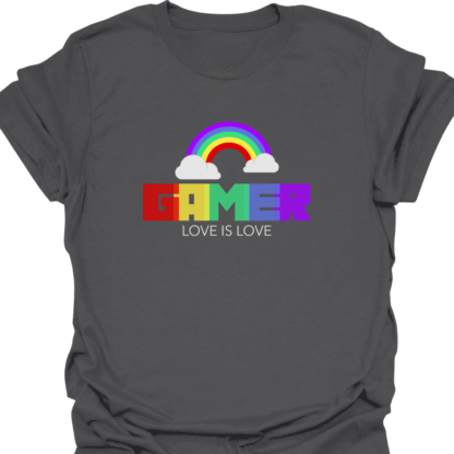 Gamer Pride Rainbow T-shirt - Image 6
