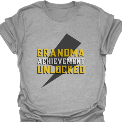 Grandma Achievement Unlocked T-shirt - Image 2
