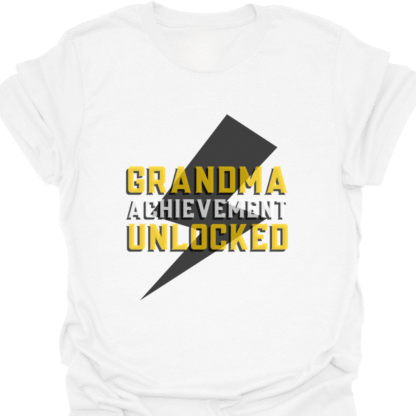 Grandma Achievement Unlocked T-shirt - Image 3