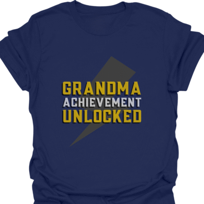 Grandma Achievement Unlocked T-shirt - Image 5