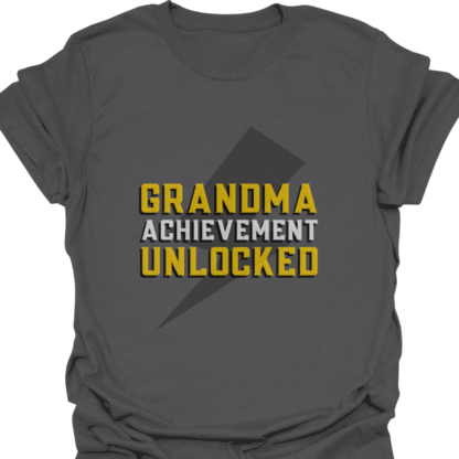Grandma Achievement Unlocked T-shirt - Image 6