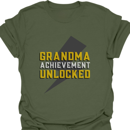 Grandma Achievement Unlocked T-shirt - Image 7