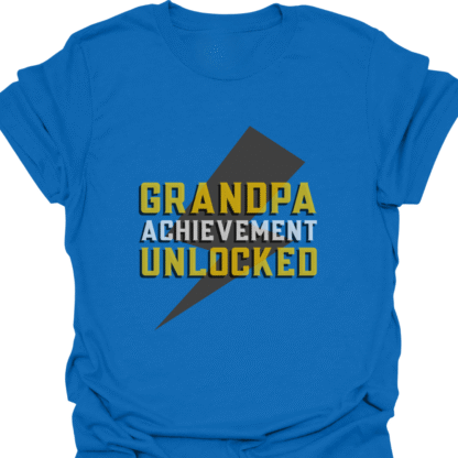 Grandpa Achievement Unlocked T-shirt - Image 6