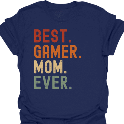 Best. Gamer. Mom. Ever. Retro T-Shirt - Image 5