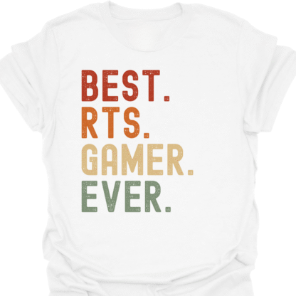 Best. RTS. Gamer. Ever. Retro T-Shirt - Image 3