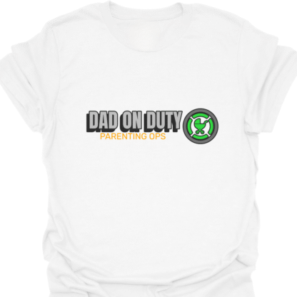 Dad On Duty Parenting Ops T-Shirt - Image 3