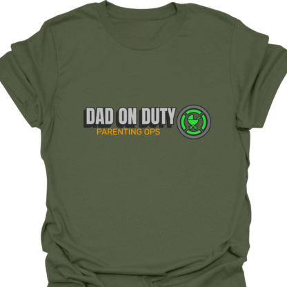 Dad On Duty Parenting Ops T-Shirt - Image 7