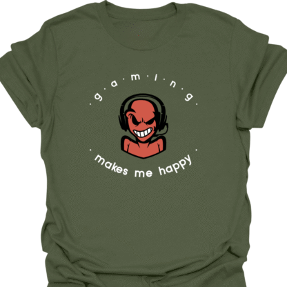 Gaming Makes Me Happy T-shirt - Image 7