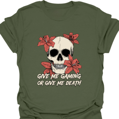 Give Me Gaming Or Give Me Death T-Shirt - Image 7