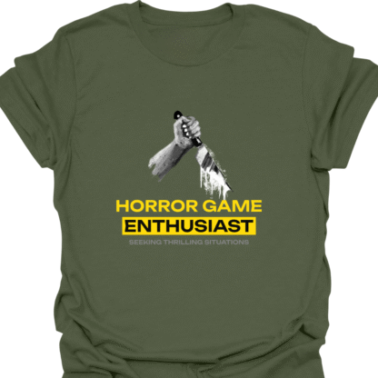 Horror Game Enthusiast T-Shirt - Image 7