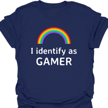 I Identify As Gamer T-shirt - Image 5