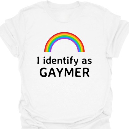 I Identify As Gaymer T-shirt - Image 3