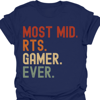Most Mid. RTS. Gamer. Ever. Retro T-Shirt - Image 5
