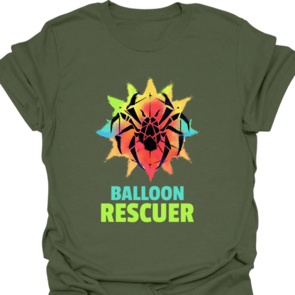 Balloon Rescuer Spider T-shirt - Image 7