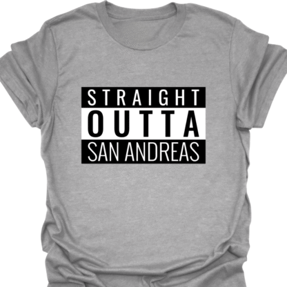 Straight Outta San Andreas T-shirt - Image 2