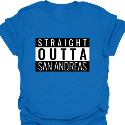 Straight Outta San Andreas T-shirt - Image 4