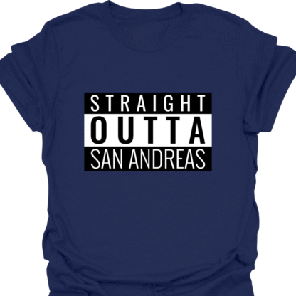Straight Outta San Andreas T-shirt - Image 5