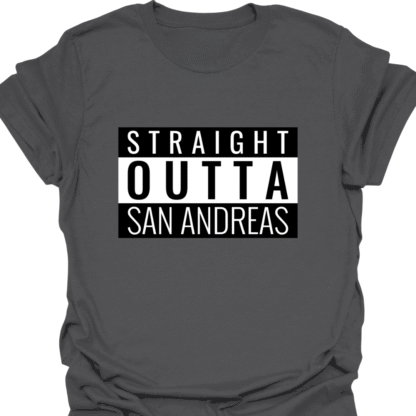 Straight Outta San Andreas T-shirt - Image 6