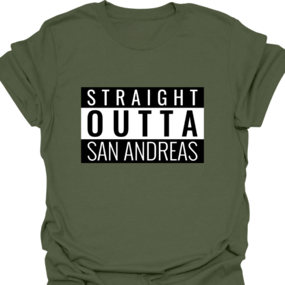 Straight Outta San Andreas T-shirt - Image 7