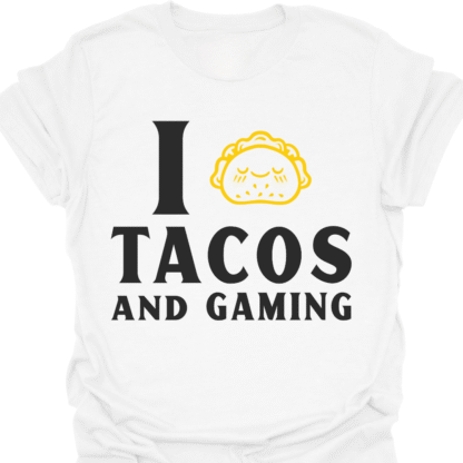 I (Taco) Tacos And Gaming T-shirt - Image 4