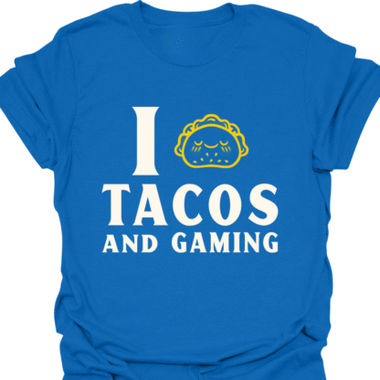 I (Taco) Tacos And Gaming T-shirt - Image 5