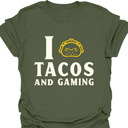I (Taco) Tacos And Gaming T-shirt - Image 8