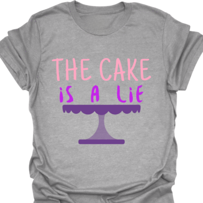 The Cake Is A Lie T-shirt - Image 2
