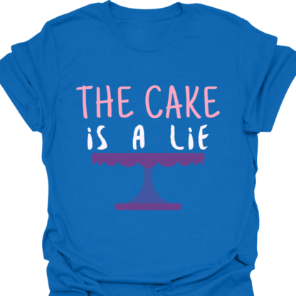 The Cake Is A Lie T-shirt - Image 4