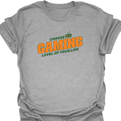 Choose Gaming Level Up Your Life Blocky T-Shirt - Image 2