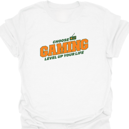 Choose Gaming Level Up Your Life Blocky T-Shirt - Image 3