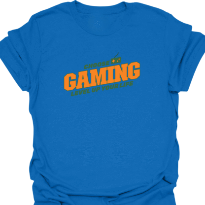 Choose Gaming Level Up Your Life Blocky T-Shirt - Image 4