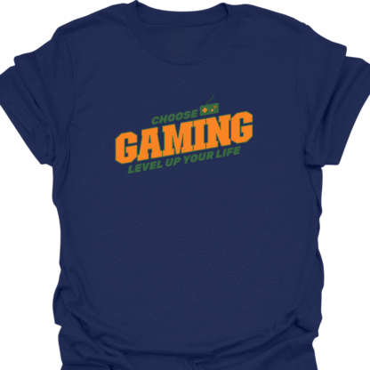 Choose Gaming Level Up Your Life Blocky T-Shirt - Image 5