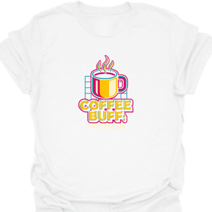Coffee Buff +100 Focus 90s Bold T-Shirt - Image 3