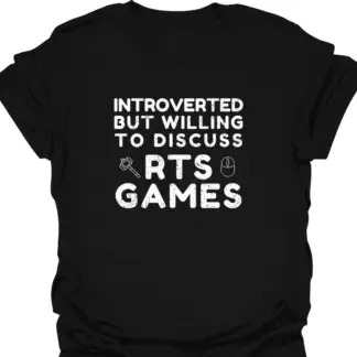 Introverted But Willing To Discuss RTS Games Grunge T-Shirt