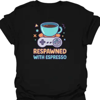 Respawned With Espresso 90s Style  T-Shirt