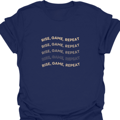 Rise, Game, Repeat Wavy T-Shirt - Image 5