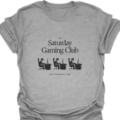 The Saturday Gaming Club One Ping At A Time T-shirt - Image 2