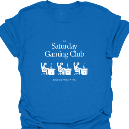 The Saturday Gaming Club One Ping At A Time T-shirt - Image 4