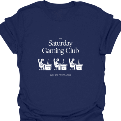 The Saturday Gaming Club One Ping At A Time T-shirt - Image 5