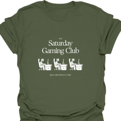 The Saturday Gaming Club One Ping At A Time T-shirt - Image 7