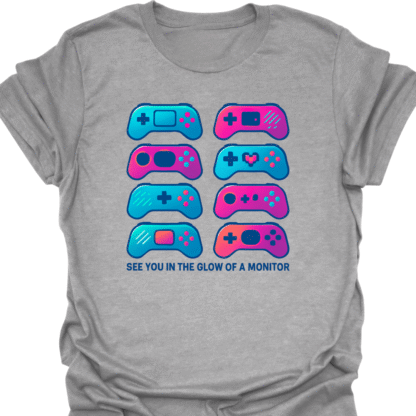 See You In The Glow Of A Monitor T-Shirt - Image 2