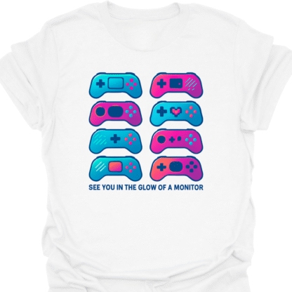 See You In The Glow Of A Monitor T-Shirt - Image 3