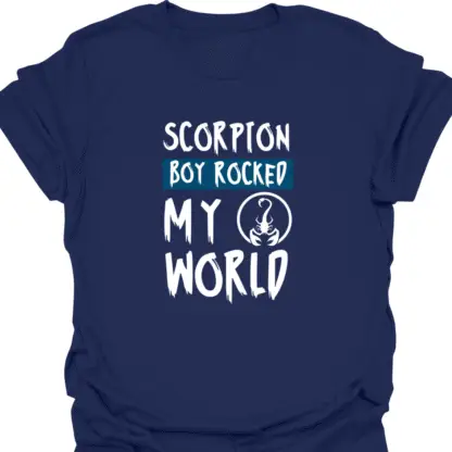 Scorpion Boy Rocked My World T-Shirt - Image 12