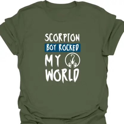 Scorpion Boy Rocked My World T-Shirt - Image 14